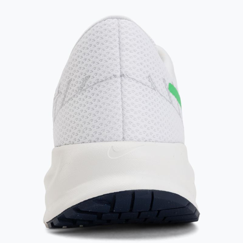 Vyriški bėgimo batai Nike Run Defy White/Midnight Navy/Green Spark 6