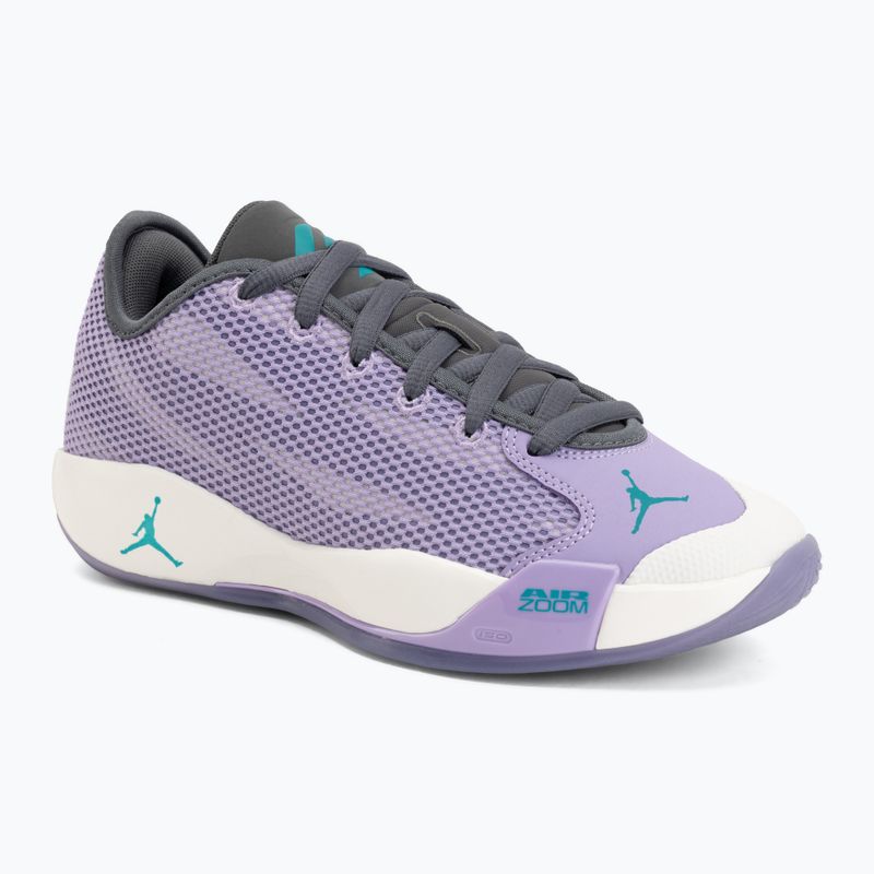 Vyriški krepšinio batai Jordan Luka 77 urban lilac/iron grey/sail/rio teal