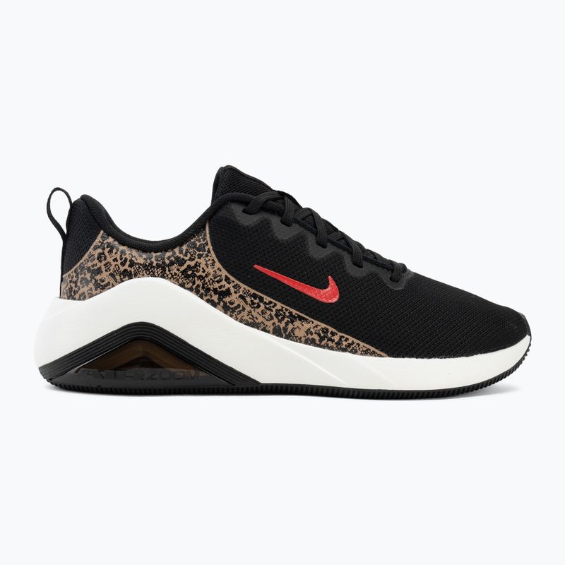 Moteriški treniruočių batai Nike Bella 7 black/british khaki/fusion red 2