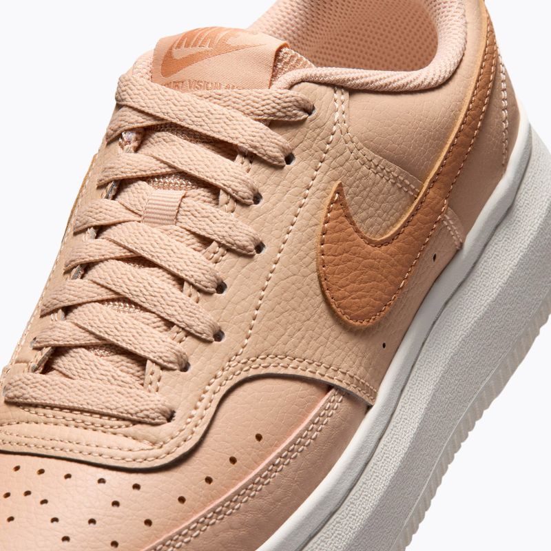 Moteriški batai Nike Court Vision Alta shimmer/sail/light cognac 5