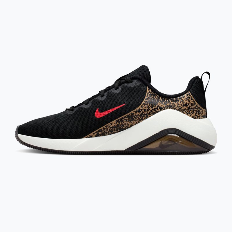 Moteriški treniruočių batai Nike Bella 7 black/british khaki/fusion red 2