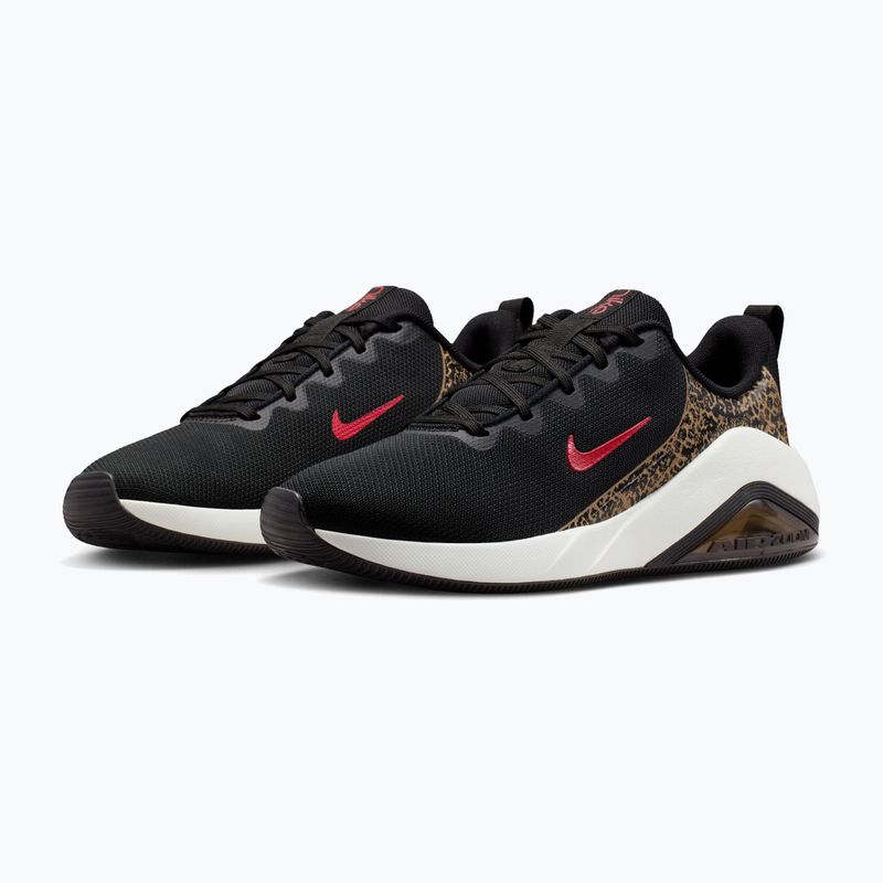 Moteriški treniruočių batai Nike Bella 7 black/british khaki/fusion red 3