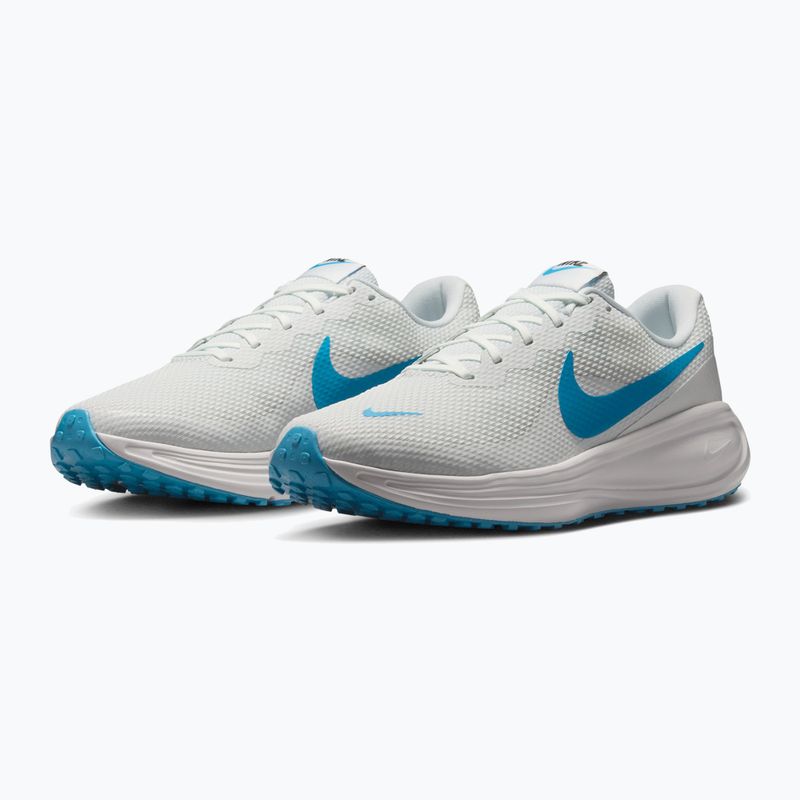 Vyriški bėgimo batai Nike Revolution 8 off white/vast grey/light current blue 3