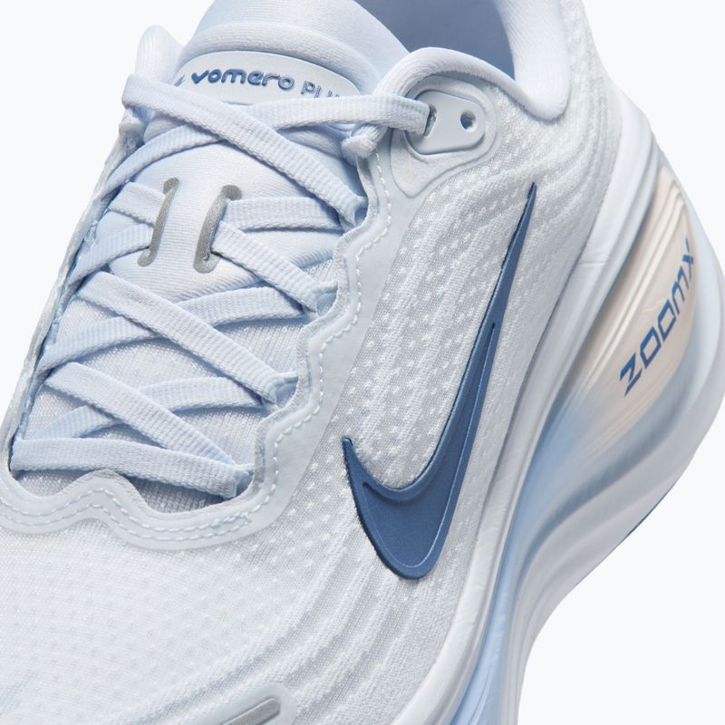 Moteriški bėgimo batai Nike Vomero Plus white/aluminum/football grey/mystic navy 7