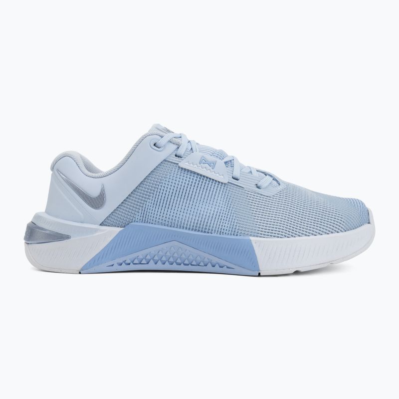 Moteriški treniruočių batai Nike Metcon 10 hydrogen blue/aluminum/hydrogen blue 2