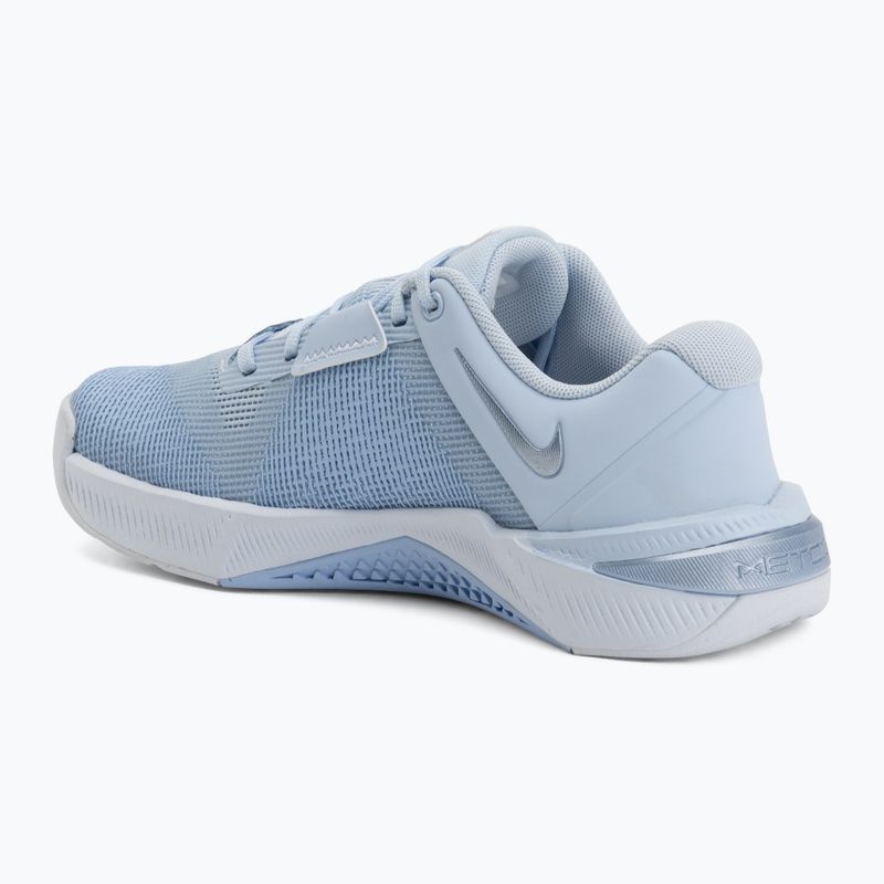 Moteriški treniruočių batai Nike Metcon 10 hydrogen blue/aluminum/hydrogen blue 3