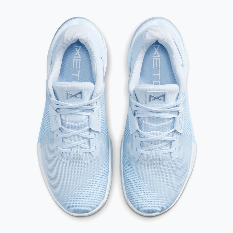 Moteriški treniruočių batai Nike Metcon 10 hydrogen blue/aluminum/hydrogen blue 4