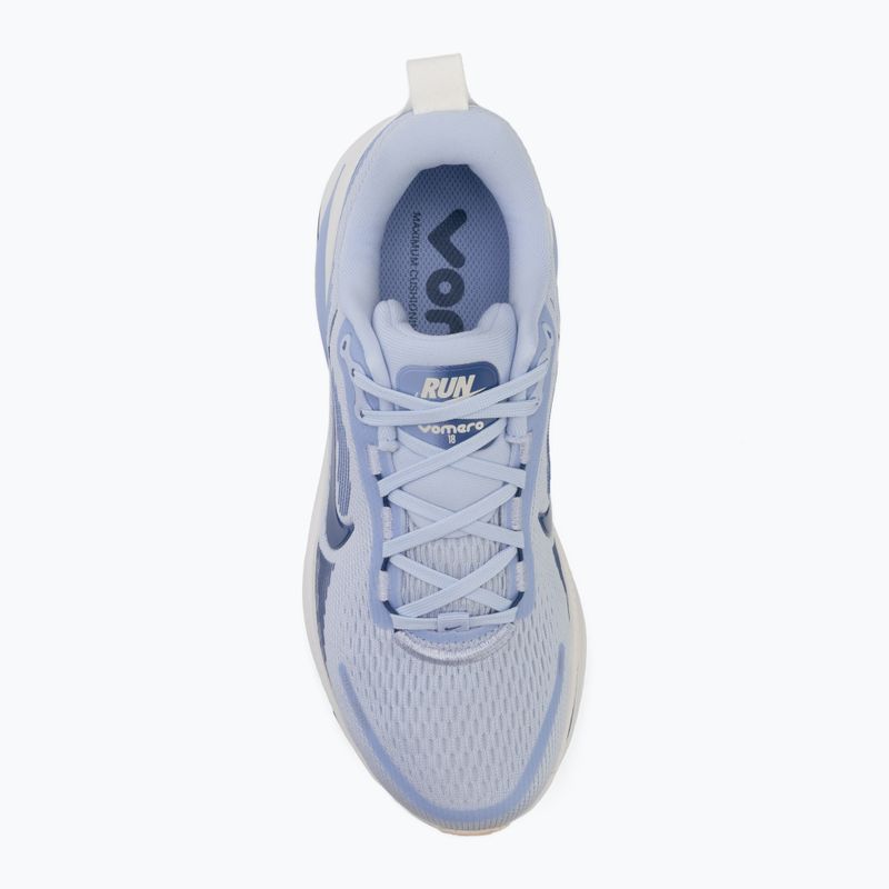 Moteriški bėgimo batai Nike Vomero 18 hydrogen blue/aluminum/mystic navy 5