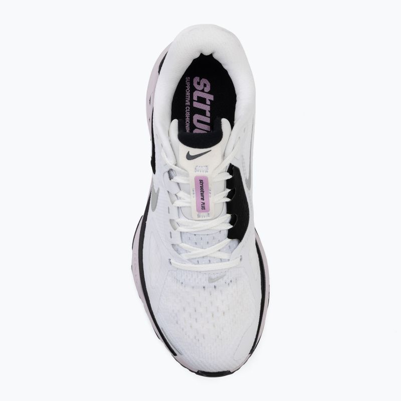 Moteriški bėgimo batai Nike Structure Plus white/black/metallic silver 5