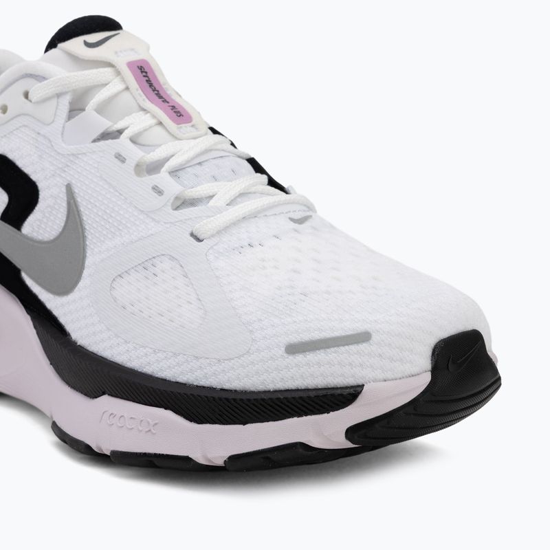 Moteriški bėgimo batai Nike Structure Plus white/black/metallic silver 7