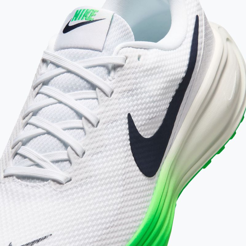 Vyriški bėgimo batai Nike Revolution 8 white/green spark/midnight navy 7