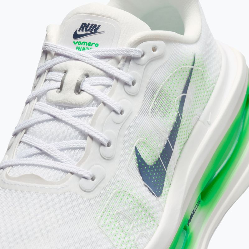 Vyriški bėgimo batai Nike Vomero Premium white/green spark/midnight navy 7