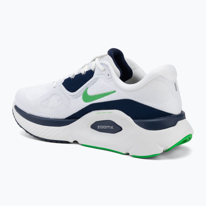 Vyriški bėgimo batai Nike Structure Plus white/midnight navy/green spark 3