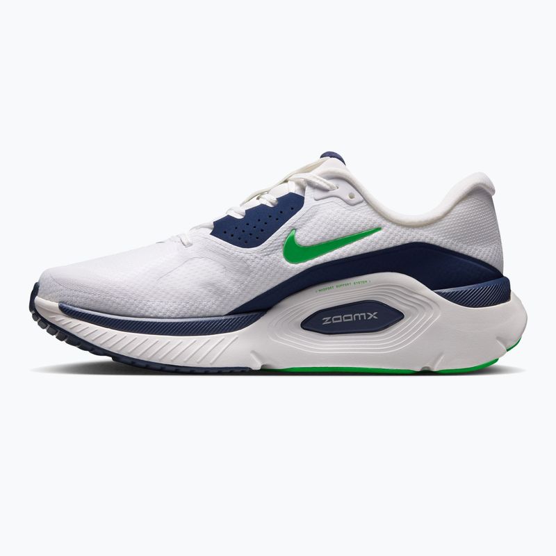 Vyriški bėgimo batai Nike Structure Plus white/midnight navy/green spark 2