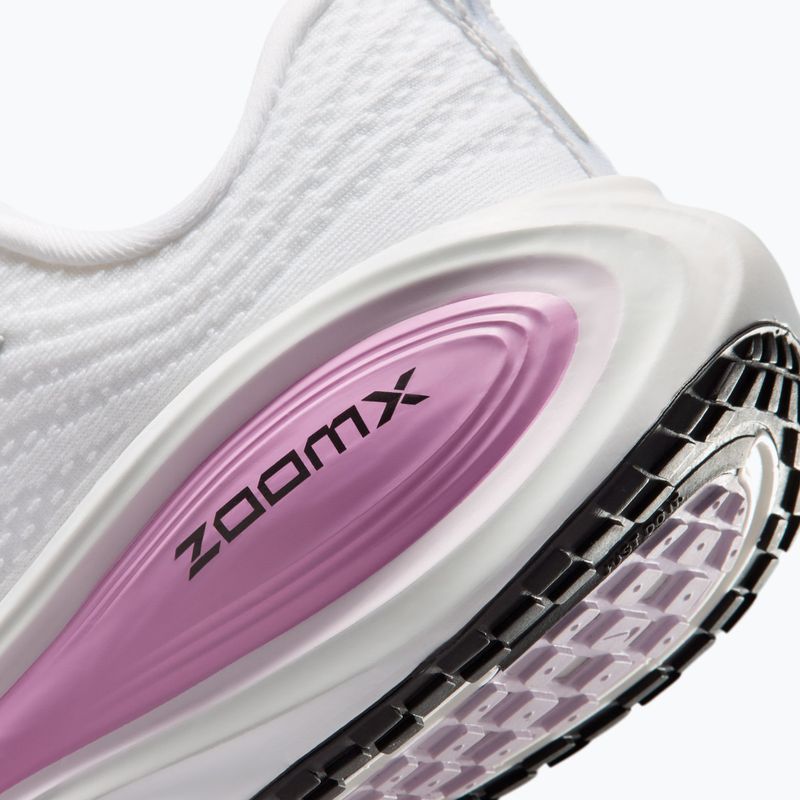 Moteriški bėgimo batai Nike Vomero Plus white/bleached lilac/metallic silver 8