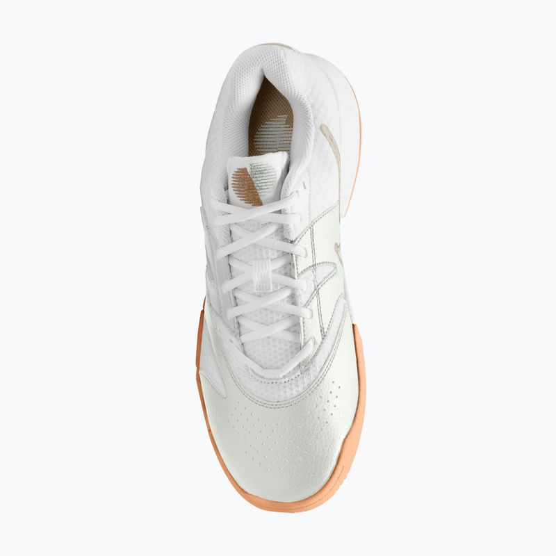 Vyriški teniso batai Nike Court Lite 4 White/Summit White/Linen/Light Orewood Brown 3