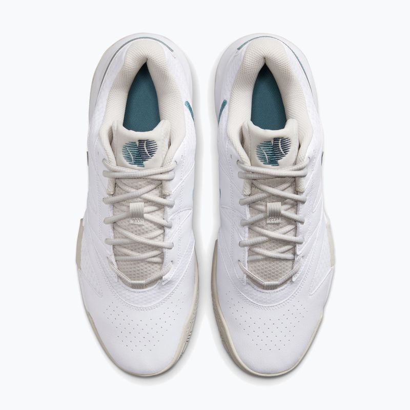 Vyriški teniso batai Nike Court Lite 4 White/Light Bone/New Slate/Smokey Blue 5