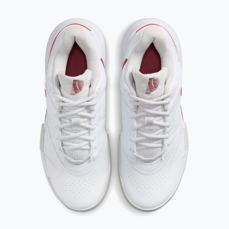 Moteriški teniso bateliai Nike Court Lite 4 White/Vast Grey/Pink Smoke 5