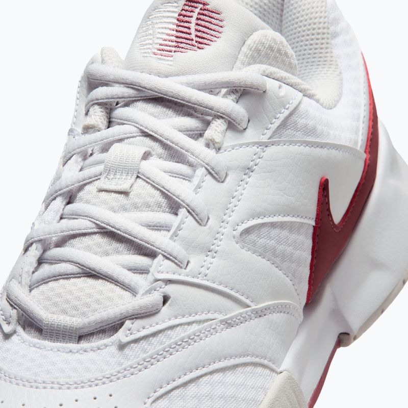 Moteriški teniso bateliai Nike Court Lite 4 White/Vast Grey/Pink Smoke 7