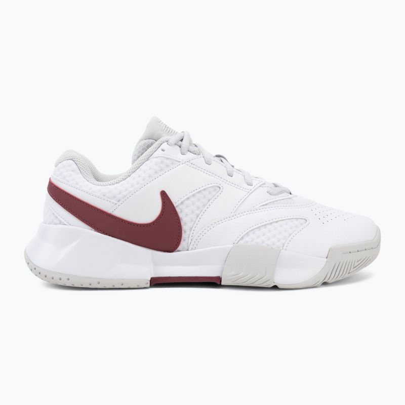 Moteriški teniso bateliai Nike Court Lite 4 White/Vast Grey/Pink Smoke 2
