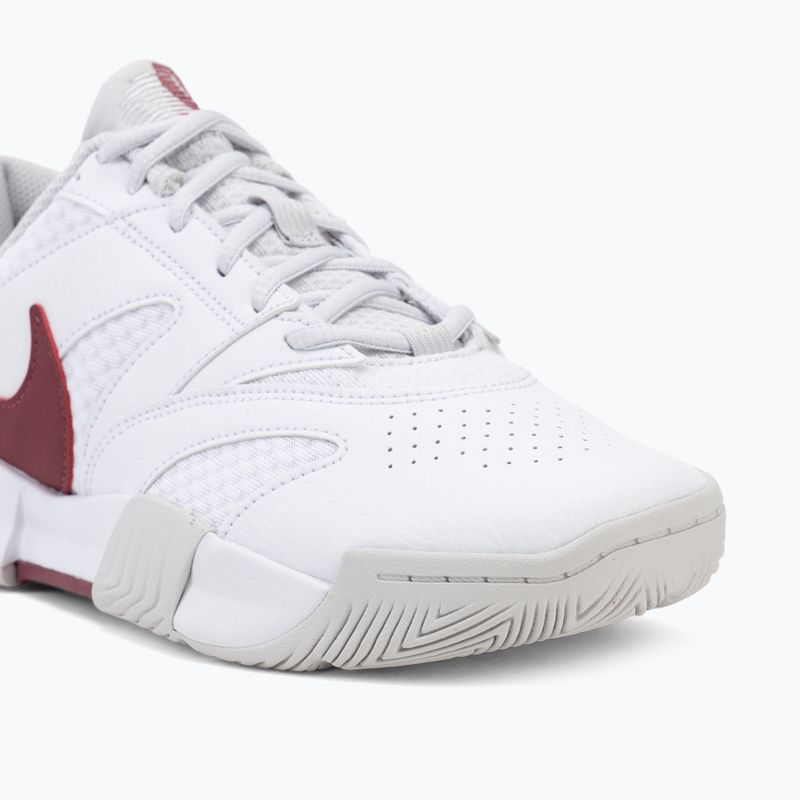 Moteriški teniso bateliai Nike Court Lite 4 White/Vast Grey/Pink Smoke 7
