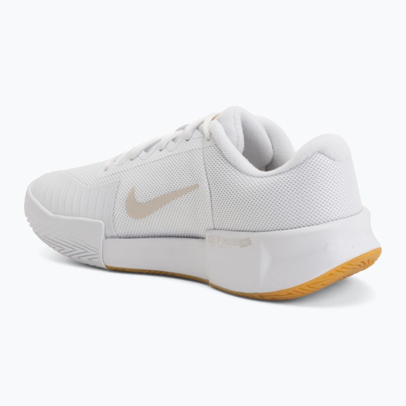 Moteriški teniso bateliai Nike GP Challenge Pro white/summit white/linen/light orewood brown 3