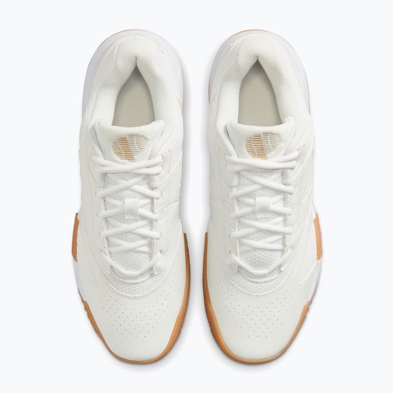 Vyriški teniso batai Nike Court Lite 4 White/Summit White/Linen/Light Orewood Brown 5
