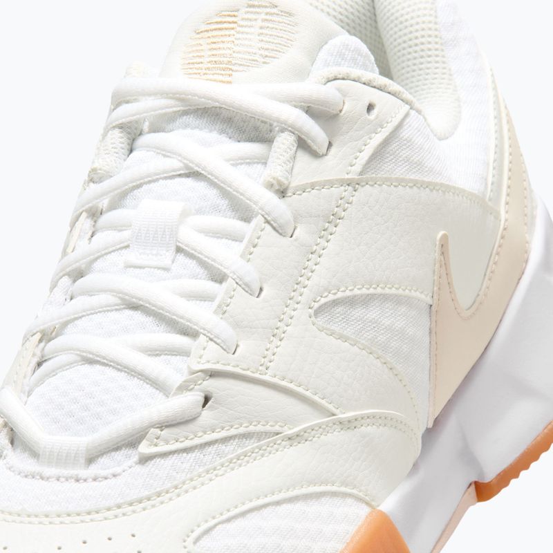 Vyriški teniso batai Nike Court Lite 4 White/Summit White/Linen/Light Orewood Brown 7