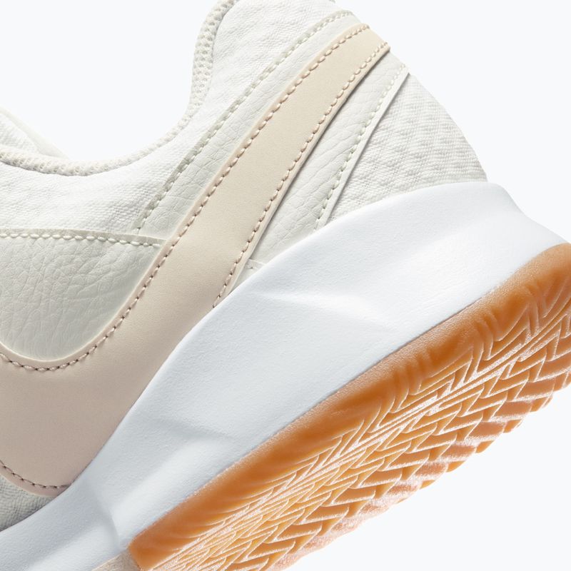 Vyriški teniso batai Nike Court Lite 4 White/Summit White/Linen/Light Orewood Brown 8