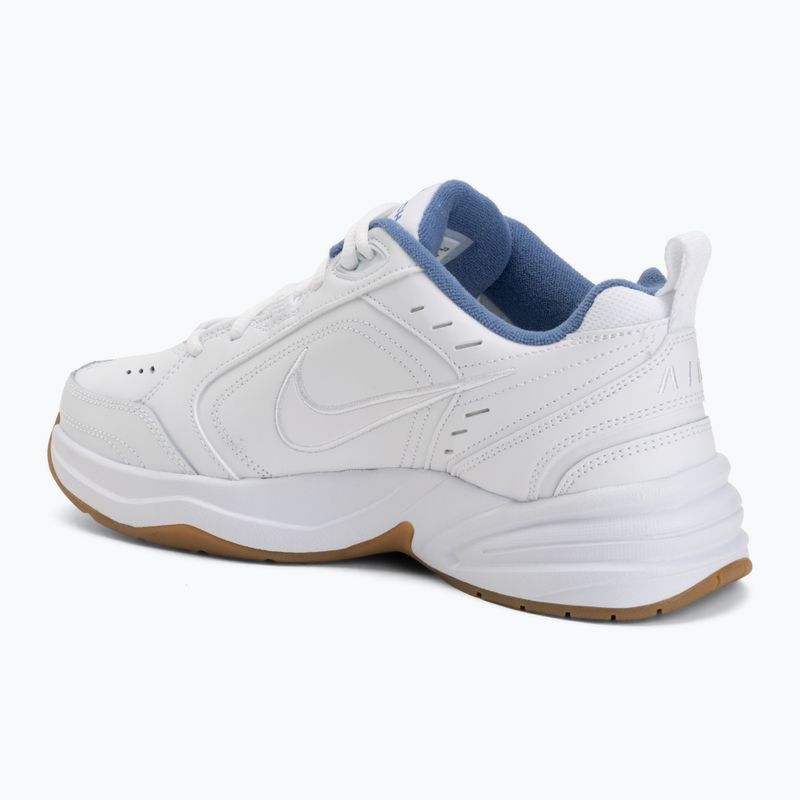 Vyriški treniruočių batai Nike Air Monarch IV white/indigo storm/gum light brown/white 3