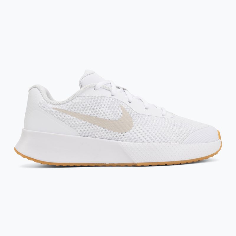 Moteriški teniso bateliai Nike Vapor Lite 3 White/Summit White/Light Orewood Brown 2