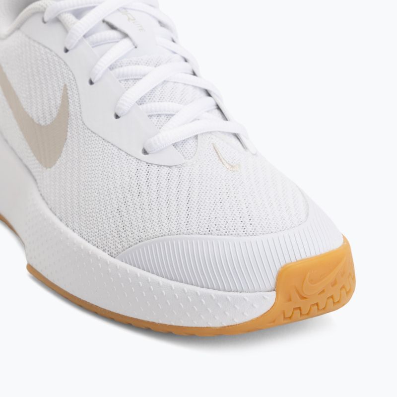 Moteriški teniso bateliai Nike Vapor Lite 3 White/Summit White/Light Orewood Brown 7