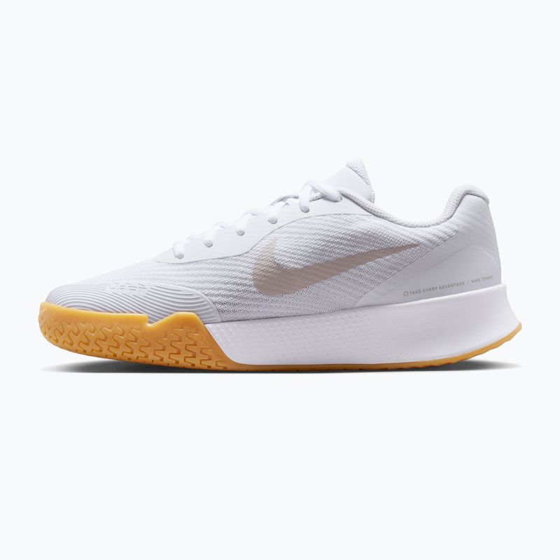 Moteriški teniso bateliai Nike Vapor Lite 3 White/Summit White/Light Orewood Brown 2