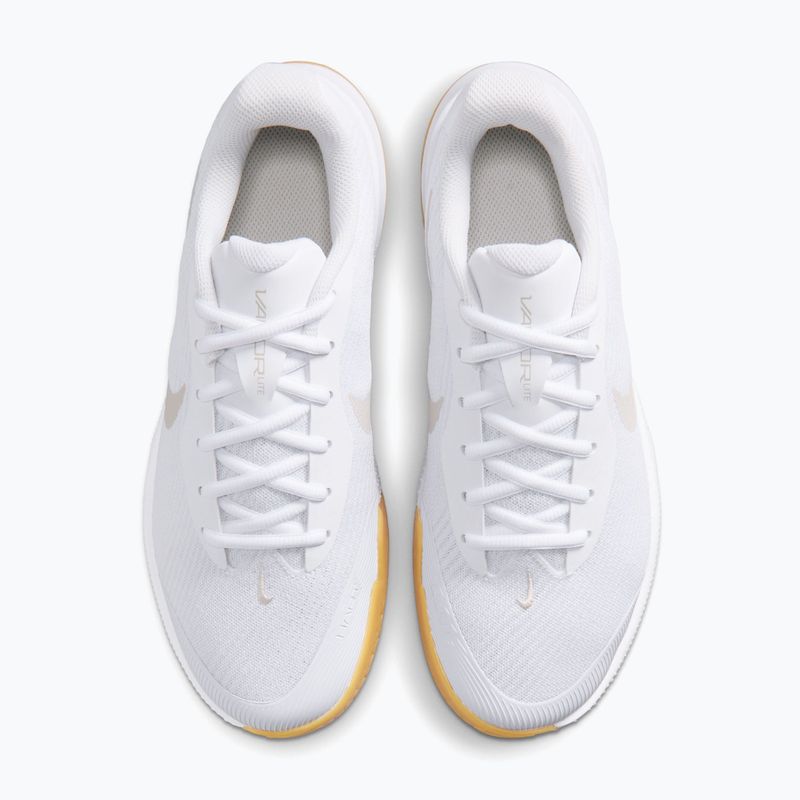 Moteriški teniso bateliai Nike Vapor Lite 3 White/Summit White/Light Orewood Brown 5