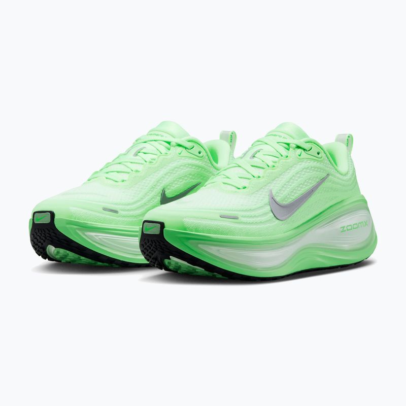 Moteriški bėgimo batai Nike Vomero Plus white/illusion green/metallic silver 3