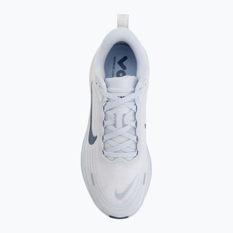Moteriški bėgimo batai Nike Vomero Plus white/aluminum/football grey/mystic navy 5