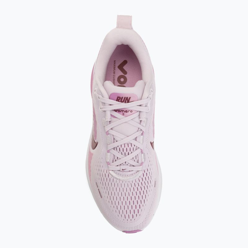 Moteriški bėgimo batai Nike Vomero 18 bleached lilac/light magenta/pink smoke 5