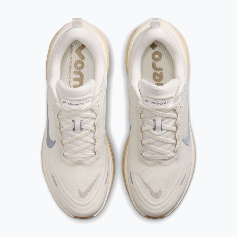 Vyriški bėgimo batai Nike Vomero Plus sail/coconut milk/metallic silver 4