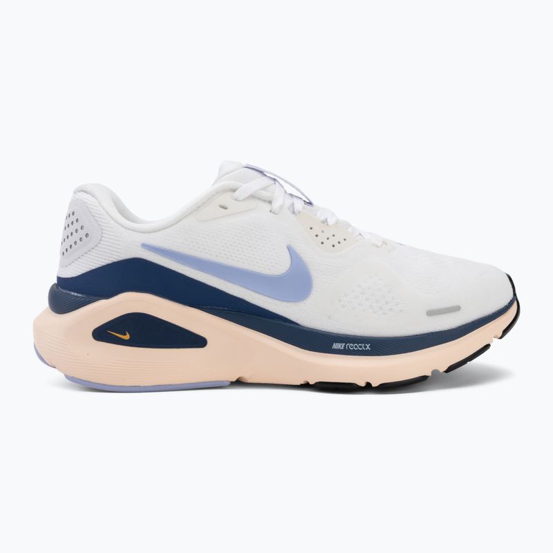 Moteriški bėgimo batai Nike Structure 26 white/mystic navy/sundial/aluminum 2