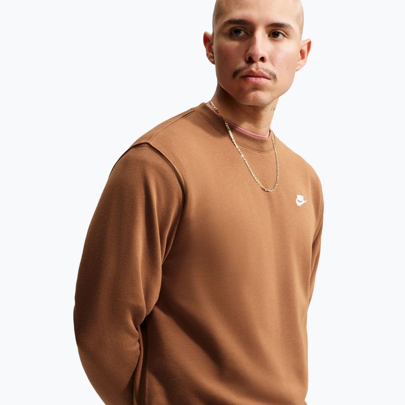 Vyriškas džemperis Nike Club ale brown/white 4
