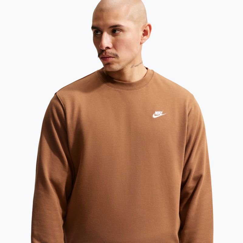 Vyriškas džemperis Nike Club ale brown/white 5