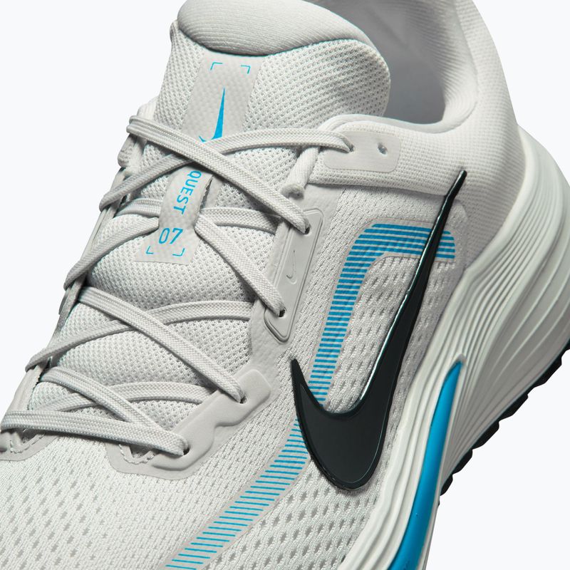 Vyriški bėgimo batai Nike Quest 7 vast grey/light current blue/anthracite 7