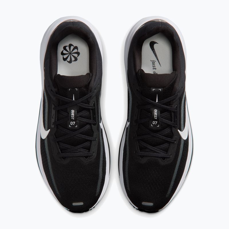 Vyriški bėgimo batai Nike Quest 7 black/anthracite/white 5