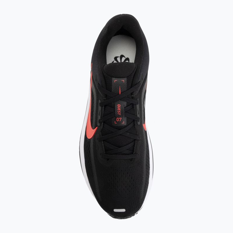 Vyriški bėgimo batai Nike Quest 7 black/white/anthracite/red orbit 5