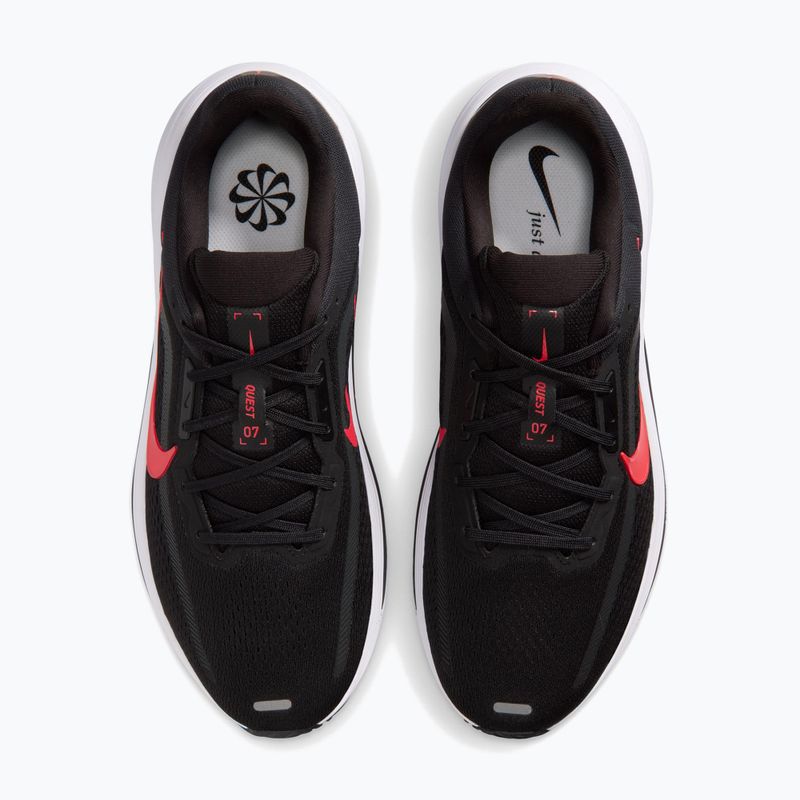 Vyriški bėgimo batai Nike Quest 7 black/white/anthracite/red orbit 5
