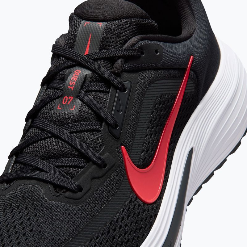 Vyriški bėgimo batai Nike Quest 7 black/white/anthracite/red orbit 7