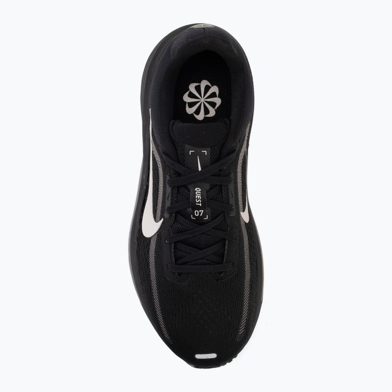 Moteriški bėgimo batai Nike Quest 7 black/taupe haze/silt red 5