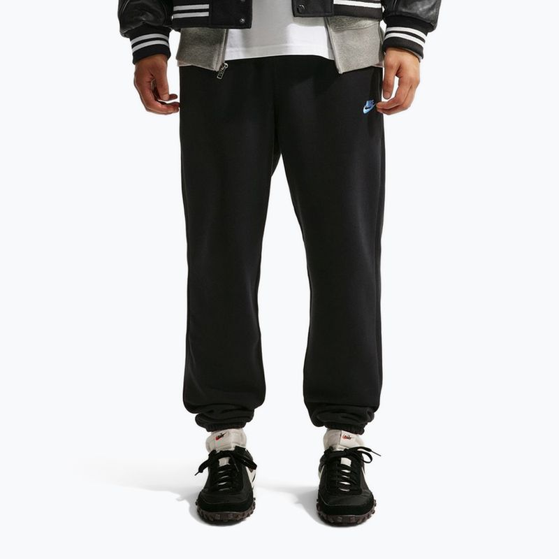 Vyriškos kelnės Nike Club Cuffed Brushed black/black/football blue