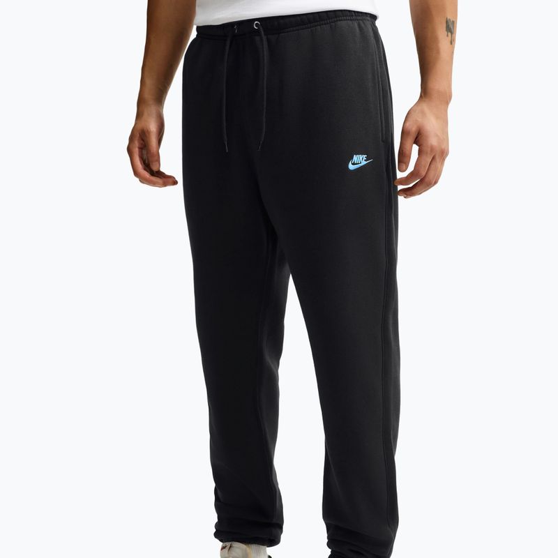 Vyriškos kelnės Nike Club Cuffed Brushed black/black/football blue 3