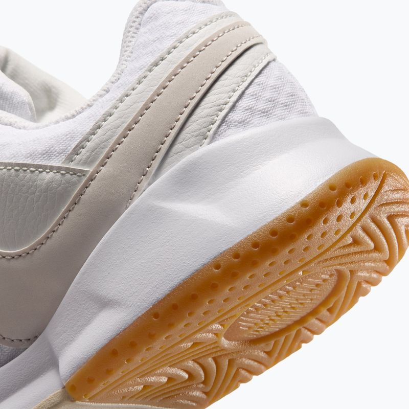 Moteriški teniso bateliai Nike Court Lite 4 White/Summit White/Linen/Light Orewood Brown 8